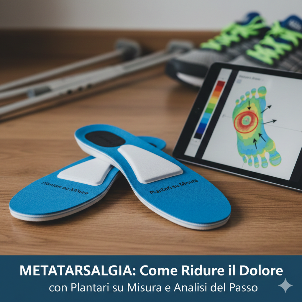 Metatarsalgia: Come Ridurre il Dolore con Plantari su Misura e Analisi del Passo