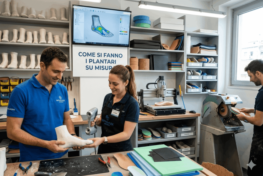 come si fanno i plantari su misura